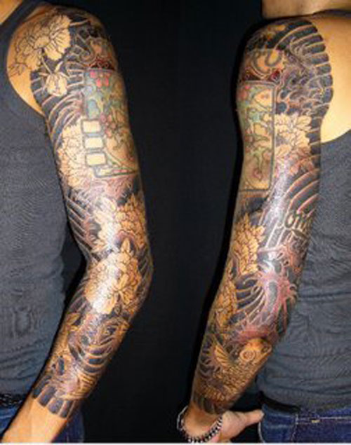 John Mayers New Full Sleeve Tattoo phoenix sleeve tattoo ideas